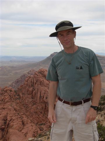 Jay Hiking in Red Rock Canyon